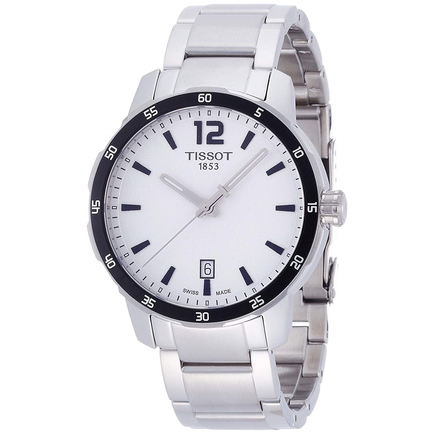 Tissot Men s T0954101103700 Quickster Stainless Steel Watch Bezali