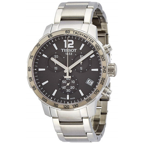 Tissot Men's T0954171106700 Quickster Chronograph Stainless Steel Watch