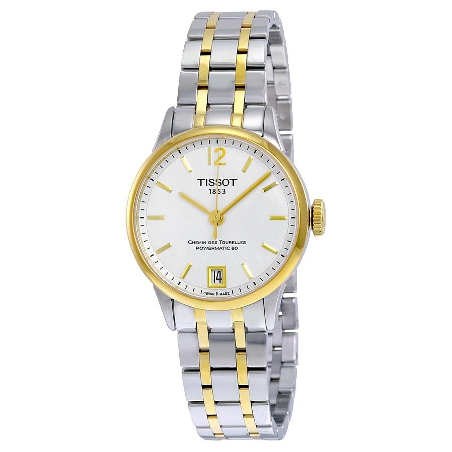 Tissot Women&#39;s T0992072203700 Chemin Des Tourelles Automatic Two-Tone Stainless Steel Watch
