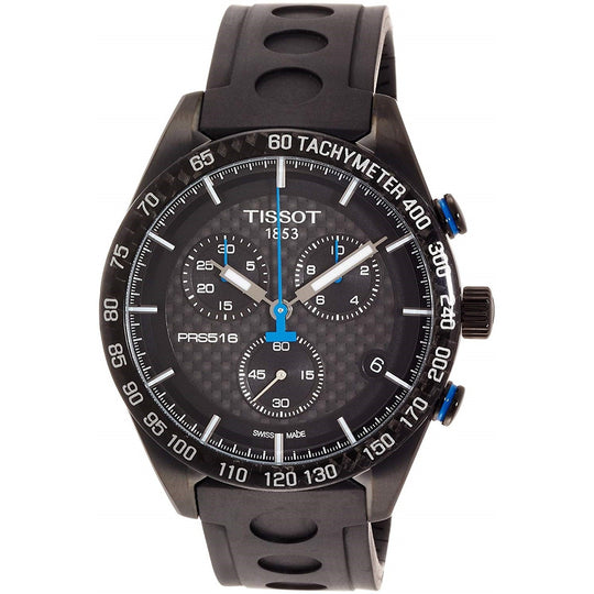 Tissot Men's T1004173720100 T-Sport PRS 516 Chronograph Black Rubber Watch