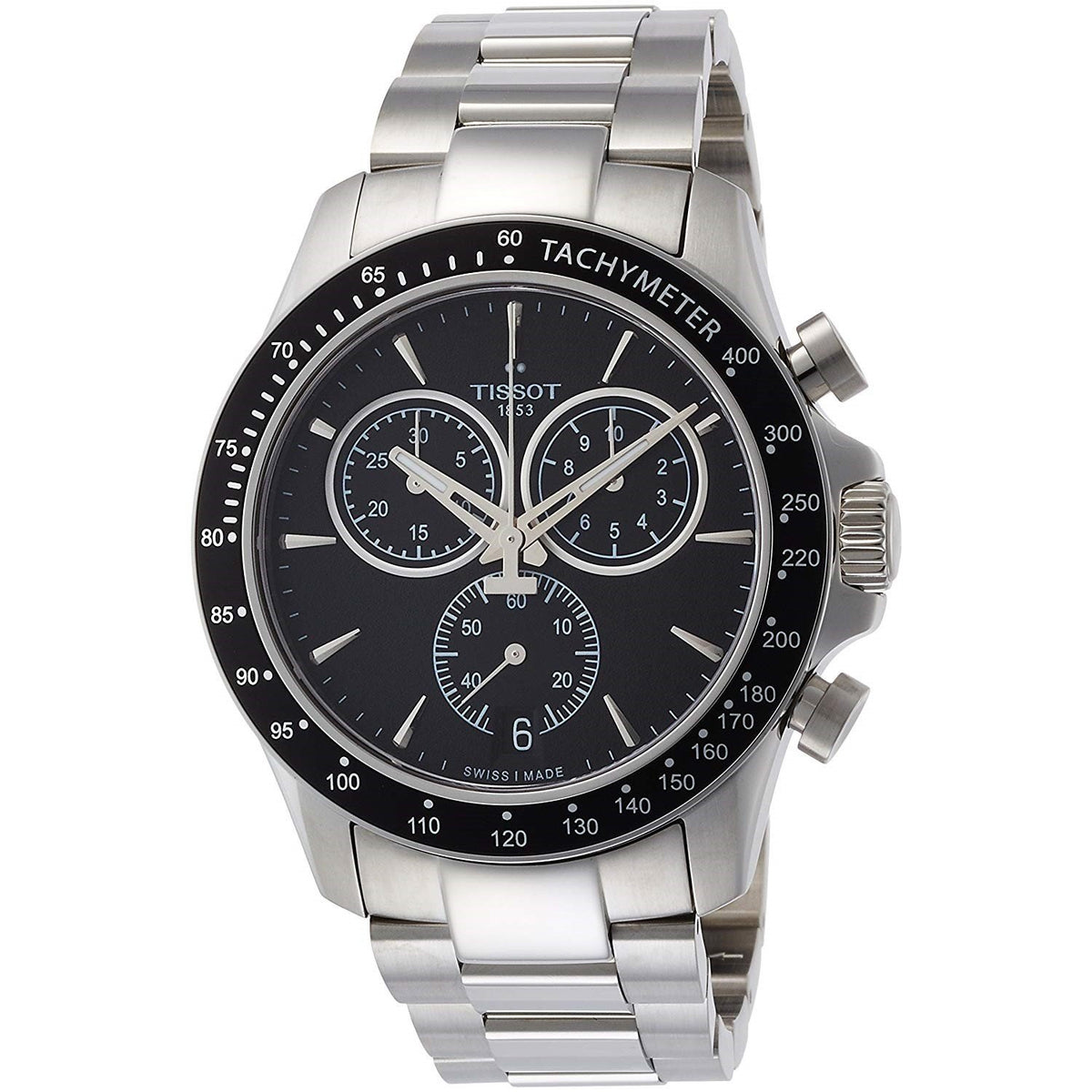 Tissot Men&#39;s T1064171105100 T-Sport V8 Chronograph Stainless Steel Watch