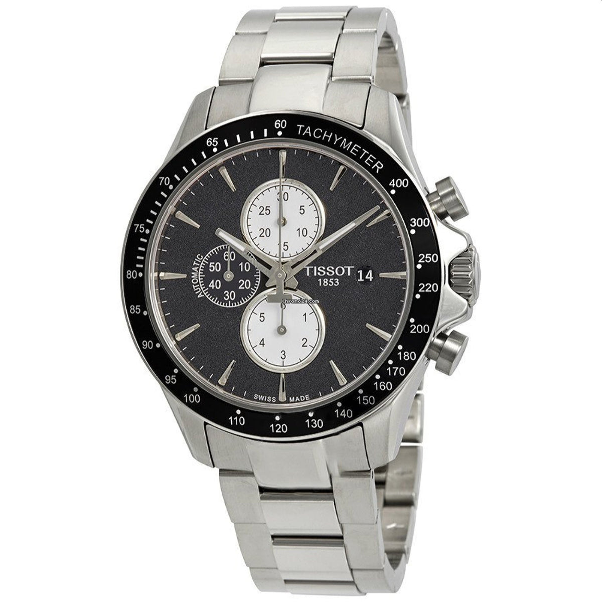 Tissot Men&#39;s T1064271105100 V8 Chronograph Stainless Steel Watch