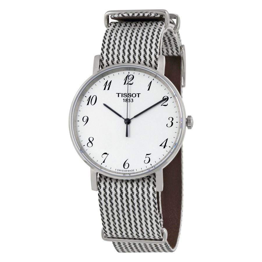 Tissot Men&#39;s T1094101803200 T-Classic Everytime Two-Tone Nylon Watch