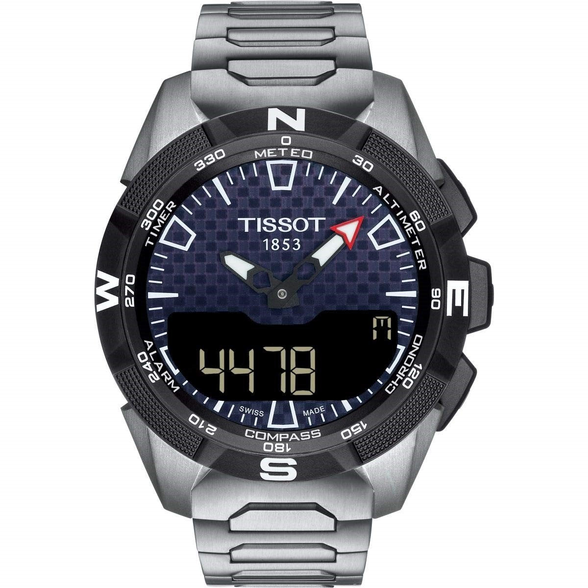 Tissot Men s T1104204405100 T Touch Expert Solar II Grey Titanium