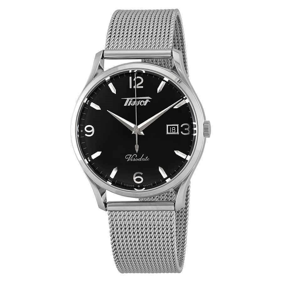 Tissot Men&#39;s T1184101105700 Heritage Visodate Stainless Steel Watch
