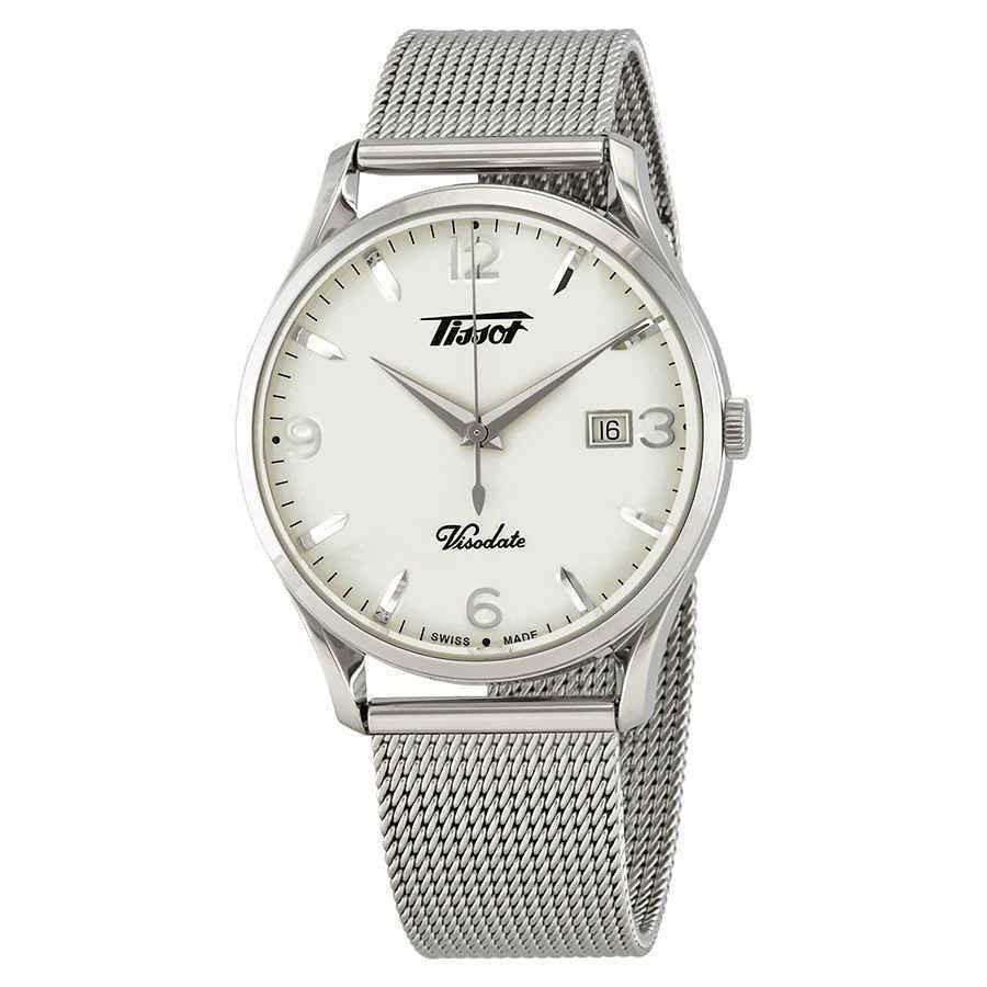 Tissot Men&#39;s T1184101127700 Heritage Visodate Stainless Steel Watch