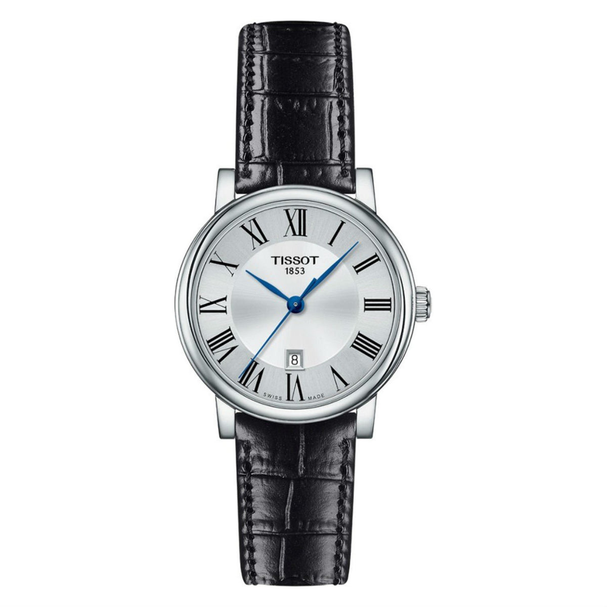 Tissot Women's T1222101603300 T-Classic Black Leather Watch