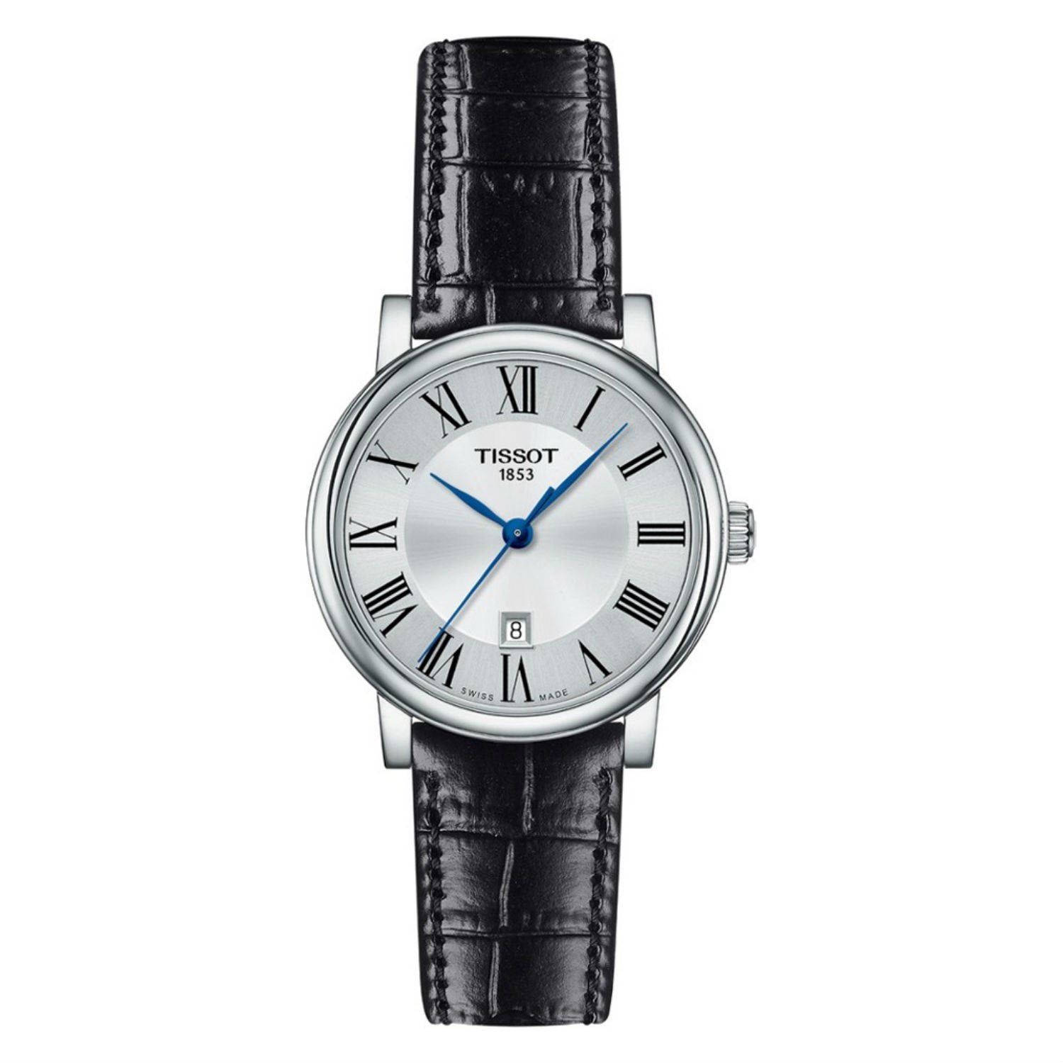 Tissot Women's T1222101603300 T-Classic Black Leather Watch
