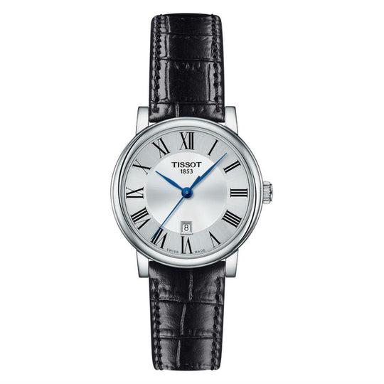 Tissot Women's T1222101603300 T-Classic Black Leather Watch