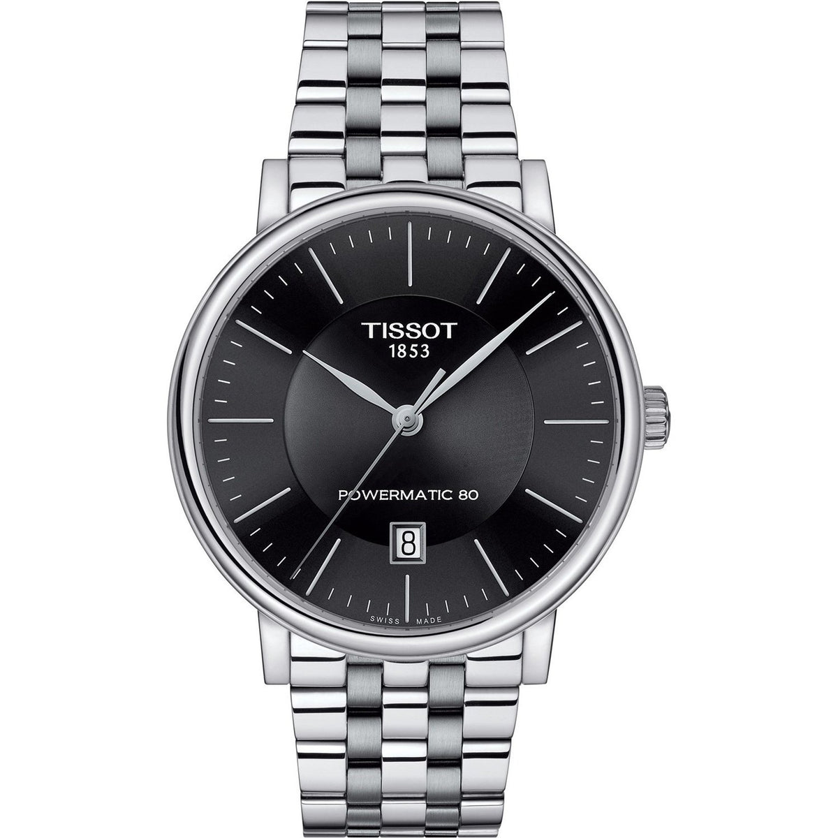 Tissot Men&#39;s T1224071105100 Carson Premium Powermatic 80 Two-Tone Stainless Steel Watch