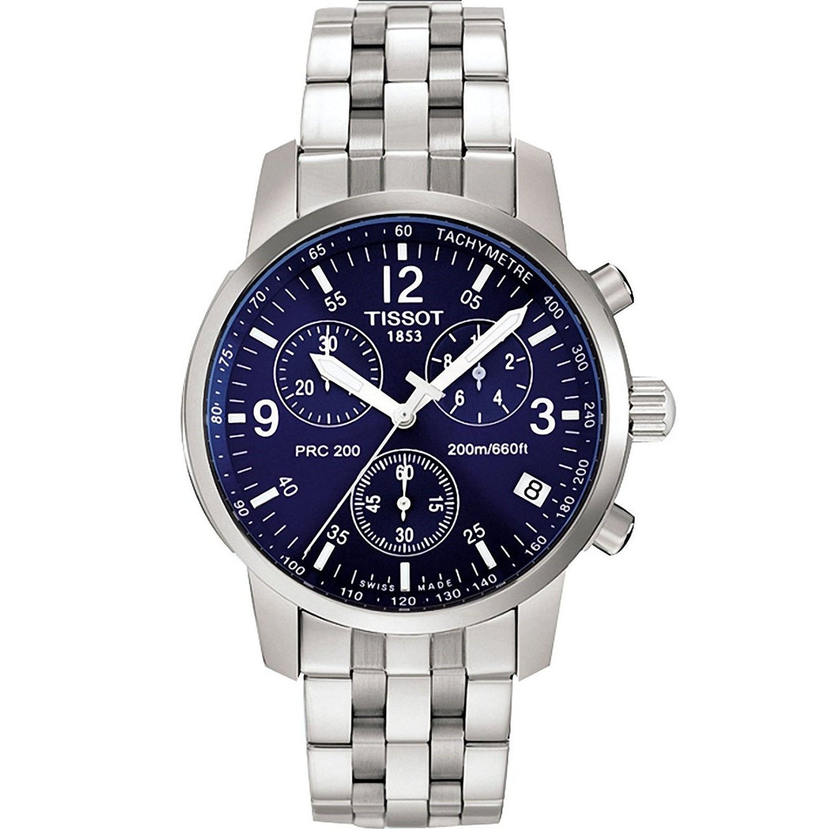 Tissot Men&#39;s T17158642 T-Sport PRC 200 Chronograph Stainless Steel Watch