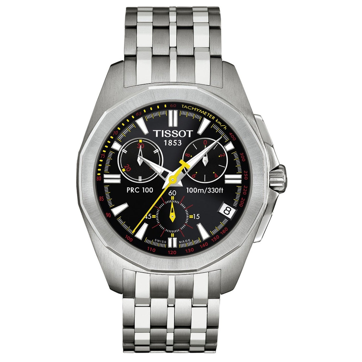 Tissot Men's T22168651 PRC 100 Chronograph Stainless Steel Watch