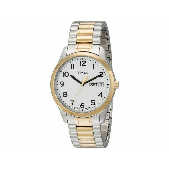 Timex Men&#39;s T2N063 Elevated Classics Two-Tone Stainless Steel Watch