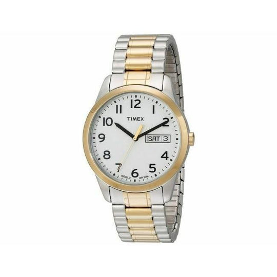 Timex Men's T2N063 Elevated Classics Two-Tone Stainless Steel Watch