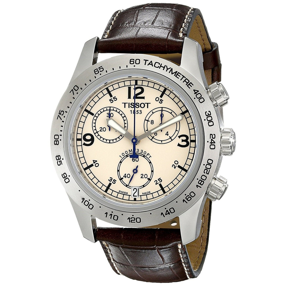 Tissot Men's T36131672 T-Sport Chronograph Brown Leather Watch