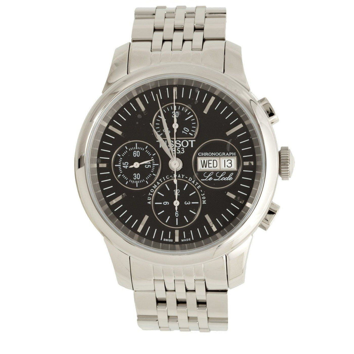 Tissot Men's T41138751 Le Locle Chronograph Automatic Stainless Steel Watch
