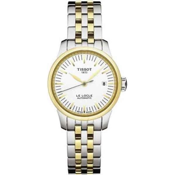 Tissot Women&#39;s T41218331 Le Locle Automatic Two-Tone Stainless Steel Watch