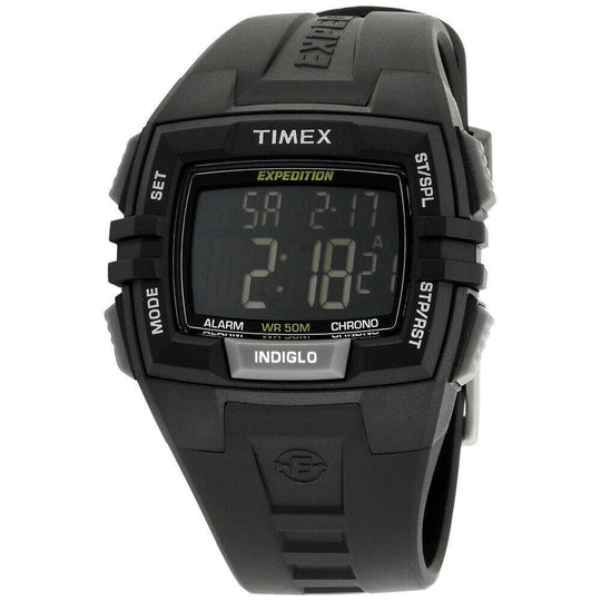 Timex Men's T49900 Expedition Black Silicone Watch
