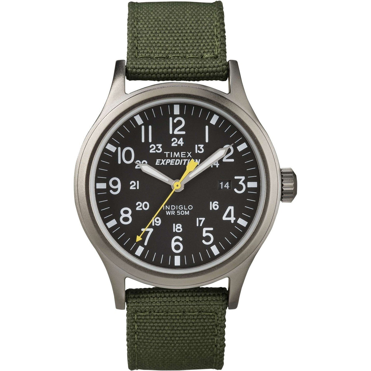 Timex Men&#39;s T49961 Expedition Scout Green Nylon Watch