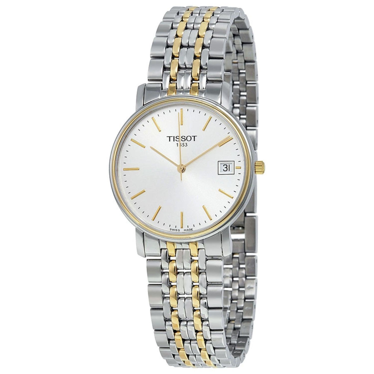 Tissot Men&#39;s T52248131 T-Classic Two-Tone Stainless Steel Watch