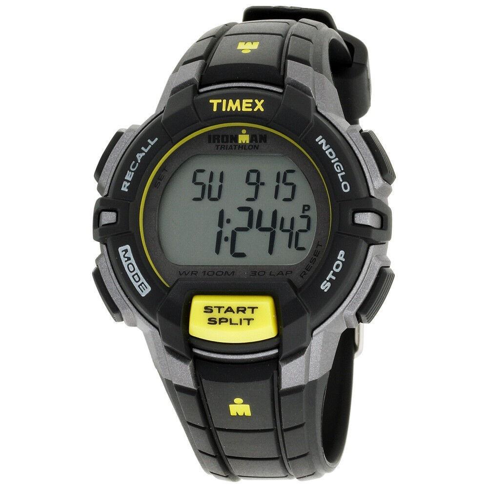 Timex Men&#39;s T5K809 Ironman Black Resin Watch