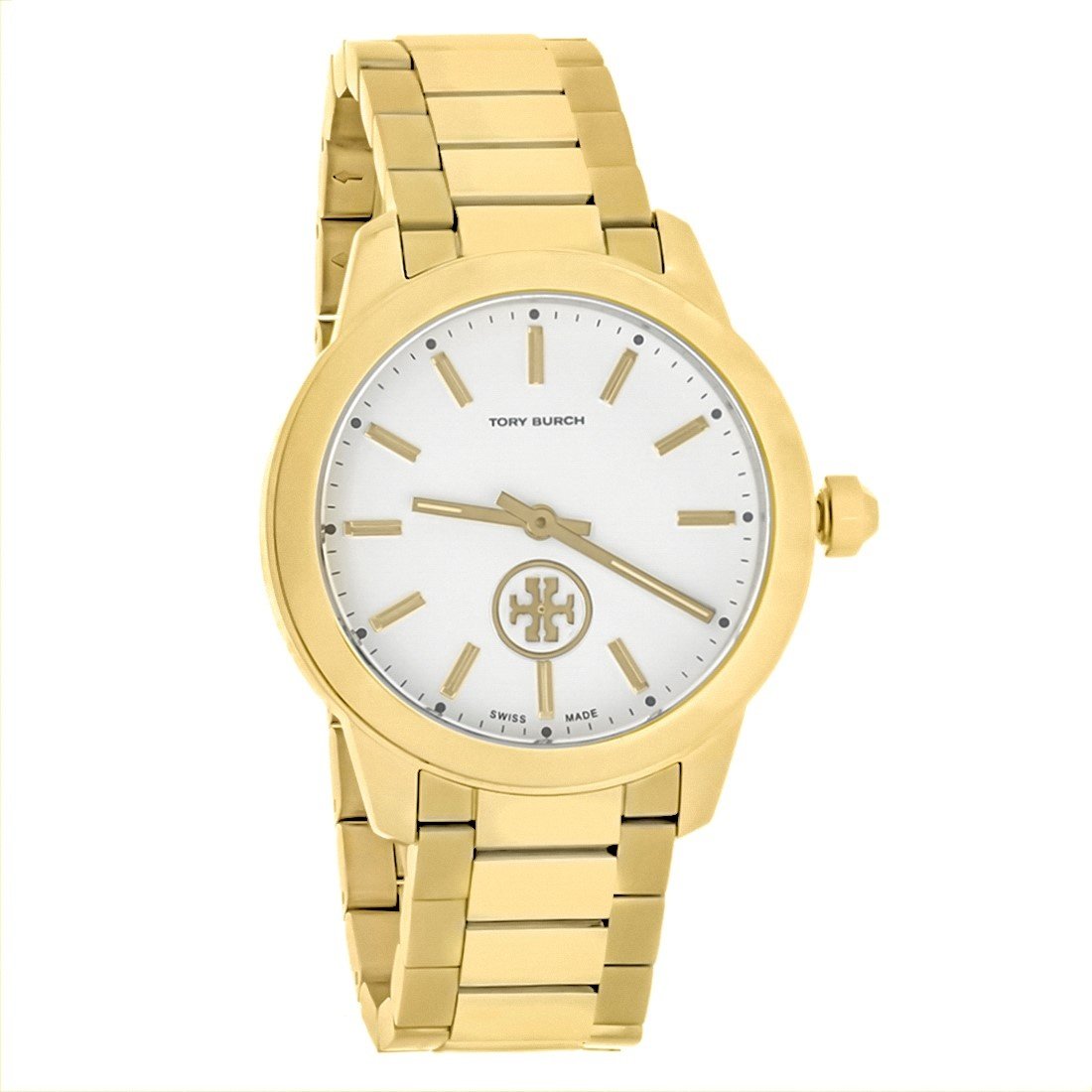 Tory Burch Women&#39;s TB1200 Collins  Gold-Tone Stainless Steel Watch