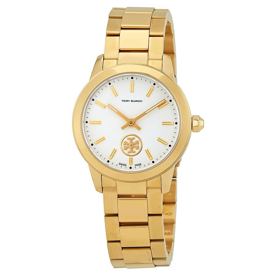 Tory Burch Women&#39;s TB1300 Collins Gold-Tone Stainless Steel Watch