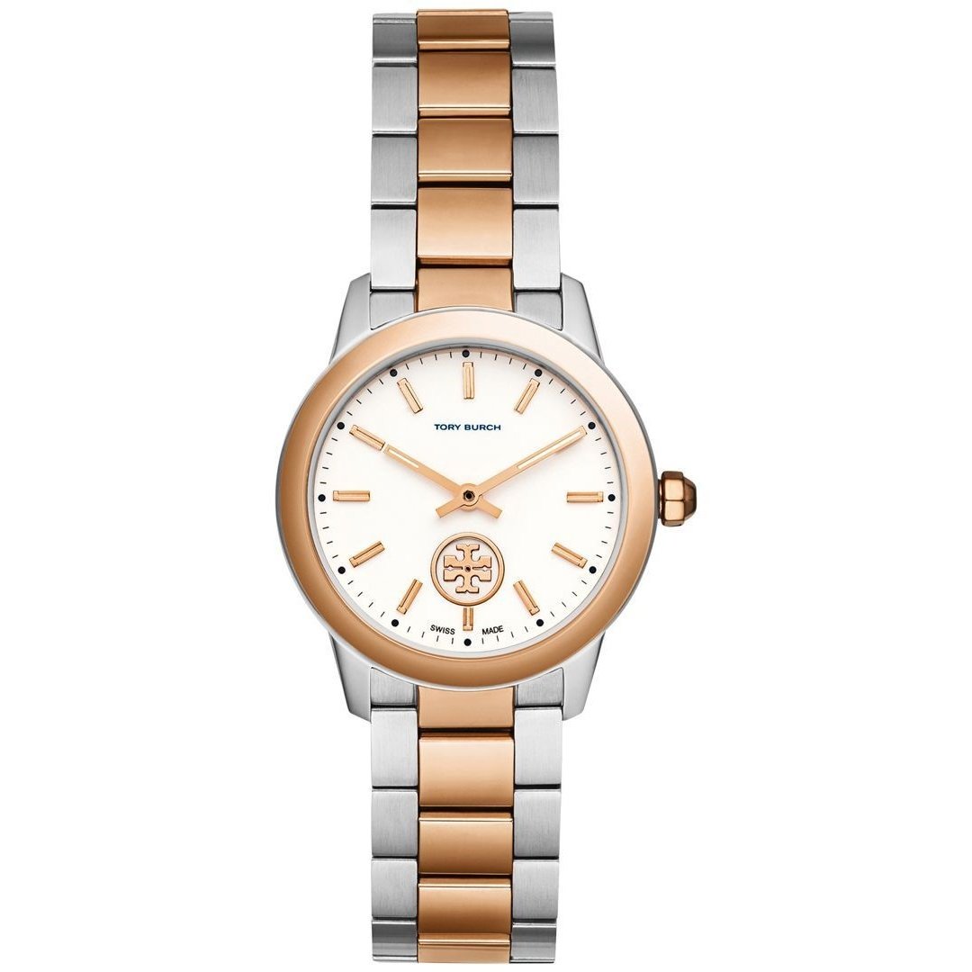 Tory Burch Women&#39;s TB1305 Collins Two-Tone Stainless Steel Watch