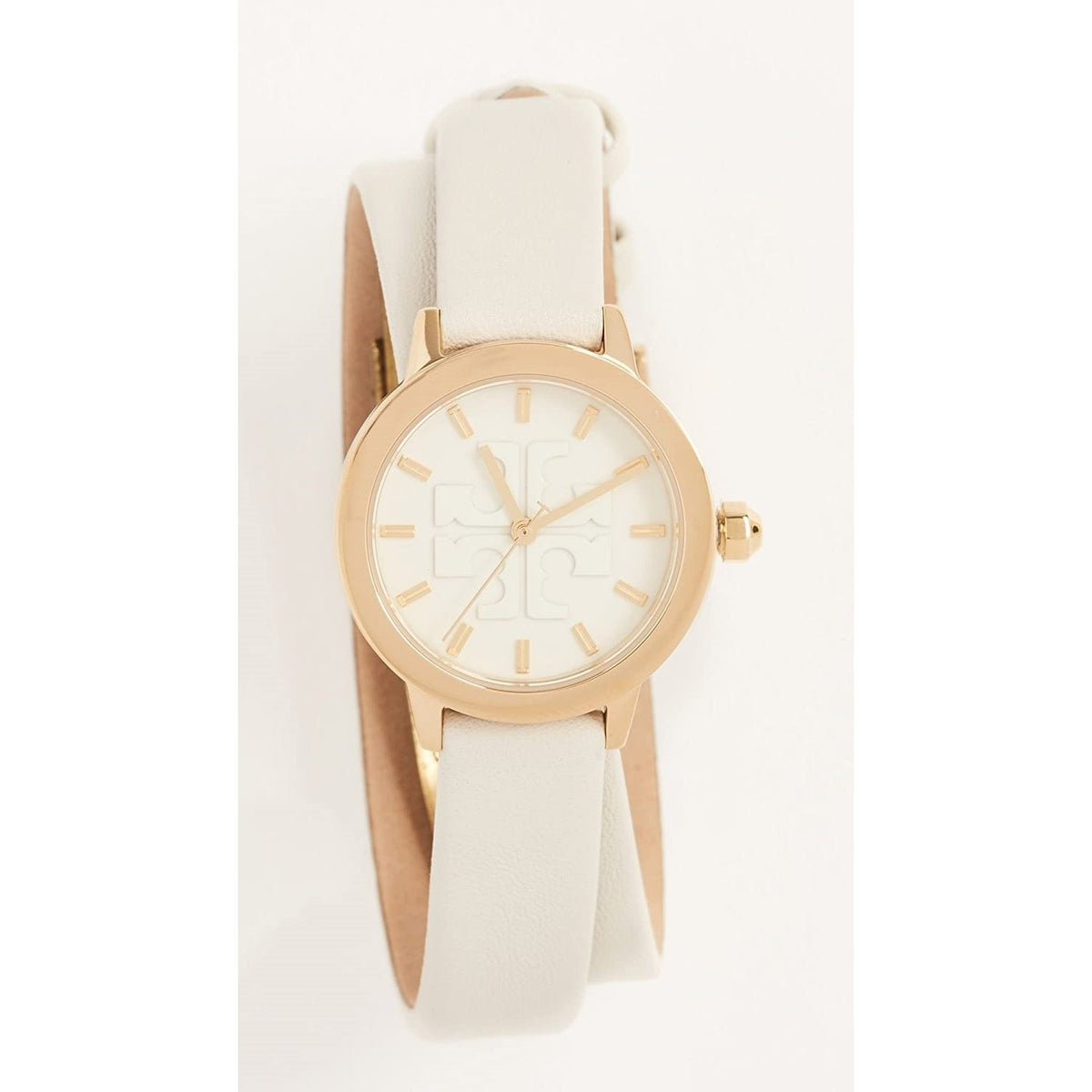Tory Burch Women's TBW2002 The Gigi White Leather Watch