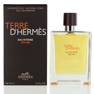 Terre D'Hermes Eau Intense Vetiver Hermes Edp Spray 3.3 Oz (100 Ml) For Men 41589