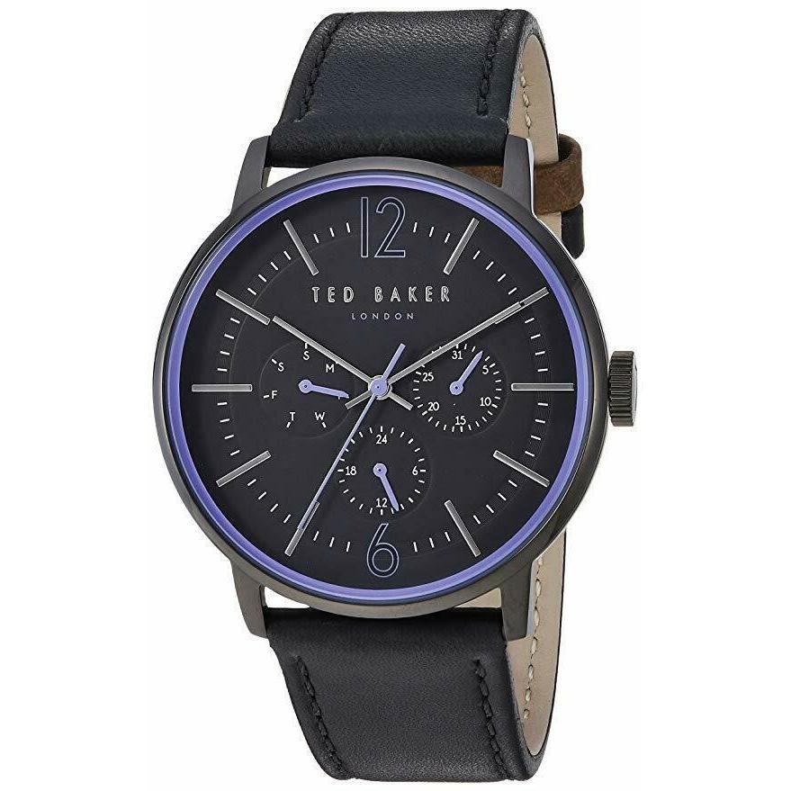 Ted Baker Men&#39;s TE15066007 Jason Black Leather Watch