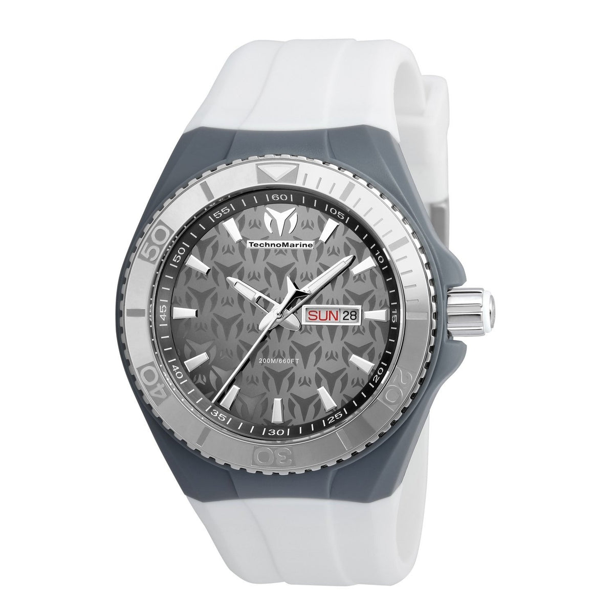 TechnoMarine Men&#39;s TM-115062 Grey Silicone Watch