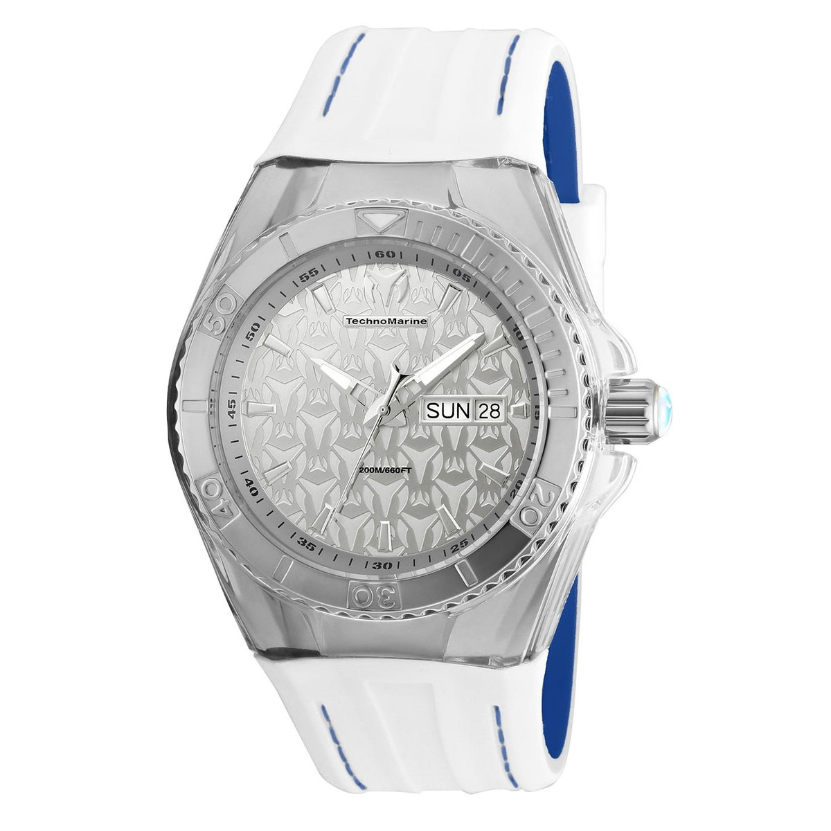 TechnoMarine Men&#39;s TM-115151 Cruise White Silicone Watch