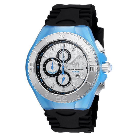 TechnoMarine Men's TM-115192 Cruise JellyFish Chronograph Black Silicone Watch