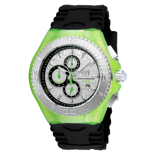 TechnoMarine Men's TM-115193 Cruise JellyFish Chronograph Black Silicone Watch