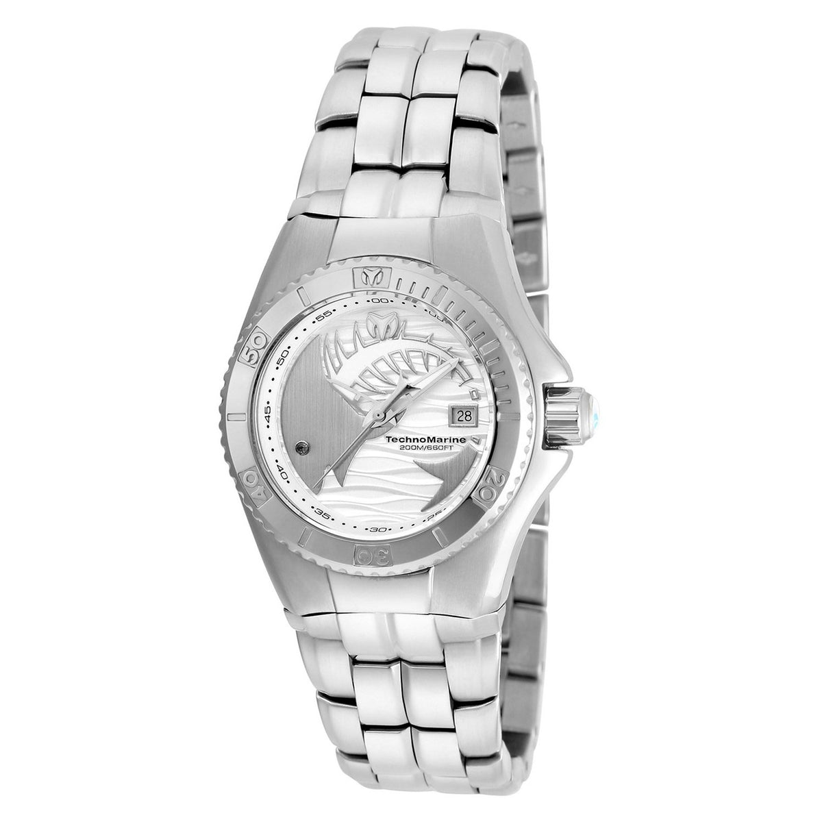 TechnoMarine Women&#39;s TM-115199 Cruise Dream Multi-Function Stainless Steel Watch