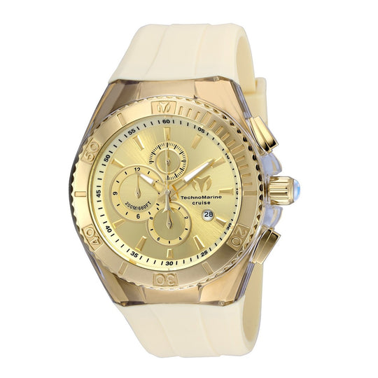 TechnoMarine Men's TM-115216 Beige Silicone Watch