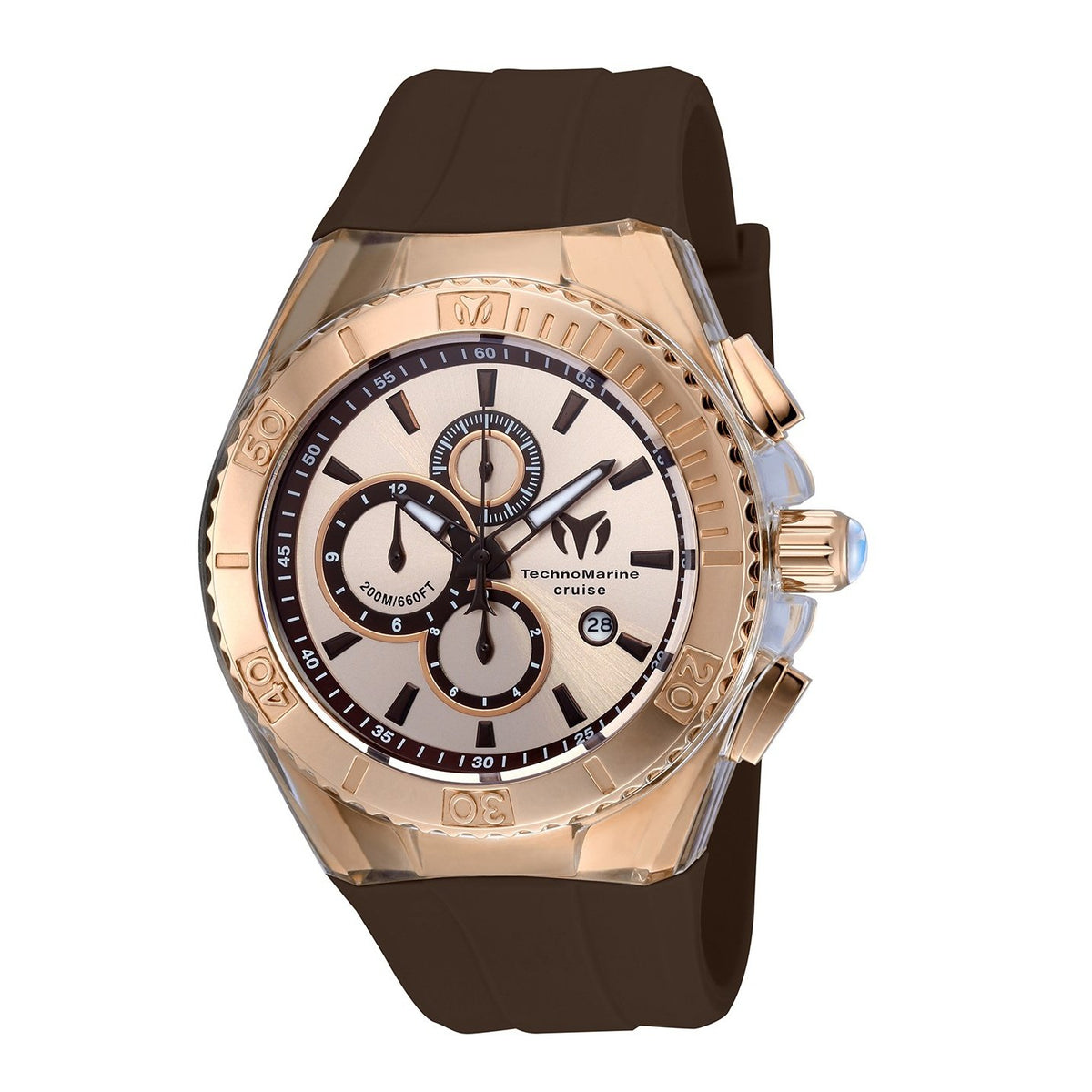 TechnoMarine Men's TM-115217 Black Silicone Watch