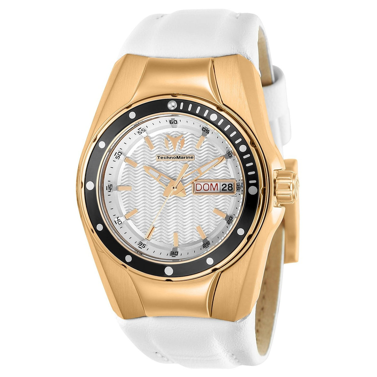 TechnoMarine Women&#39;s TM-115390 Cruise White Leather Watch