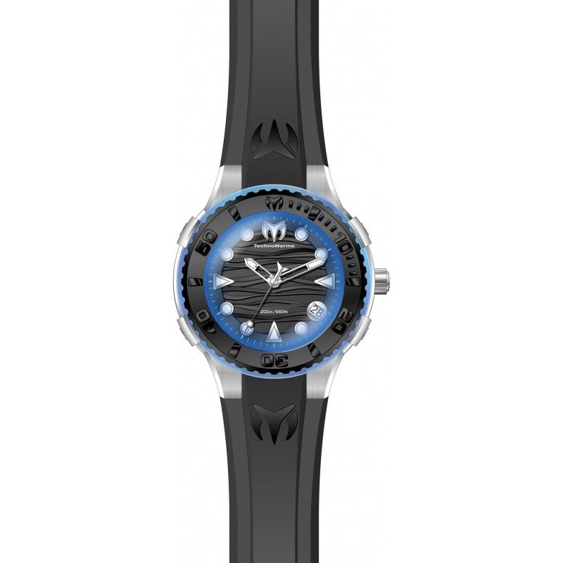 TechnoMarine Men's TM-118029 Cruise Freedom Freedom Black Silicone Watch