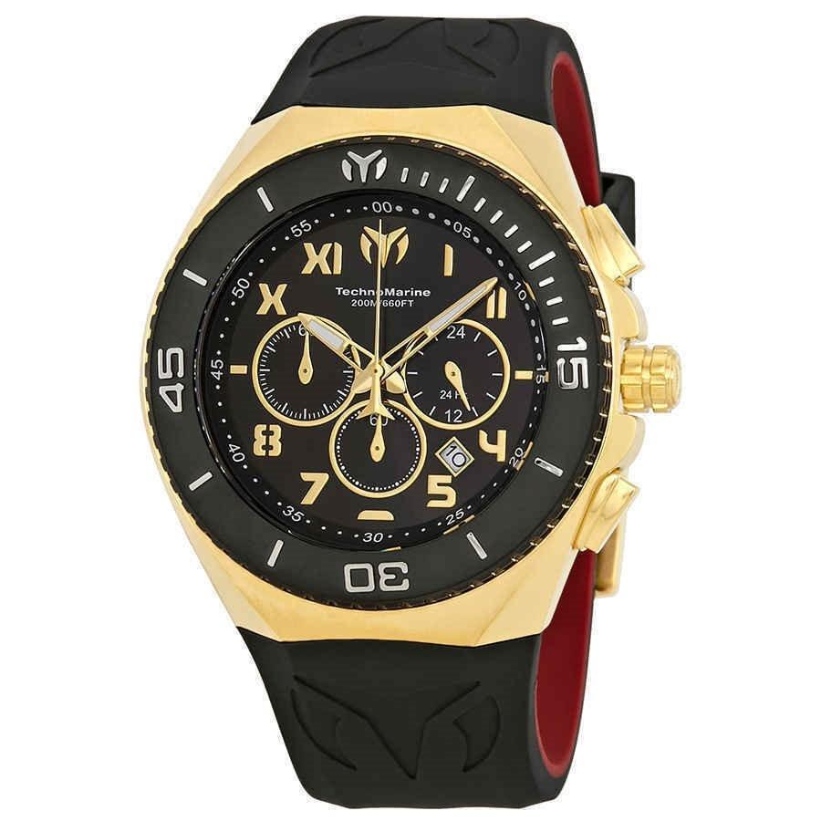 Technomarine Men's TM-215066 Manta Chronograph Two-Tone Silicone Watch