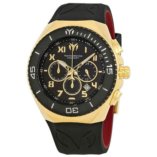 Technomarine Men's TM-215066 Manta Chronograph Two-Tone Silicone Watch