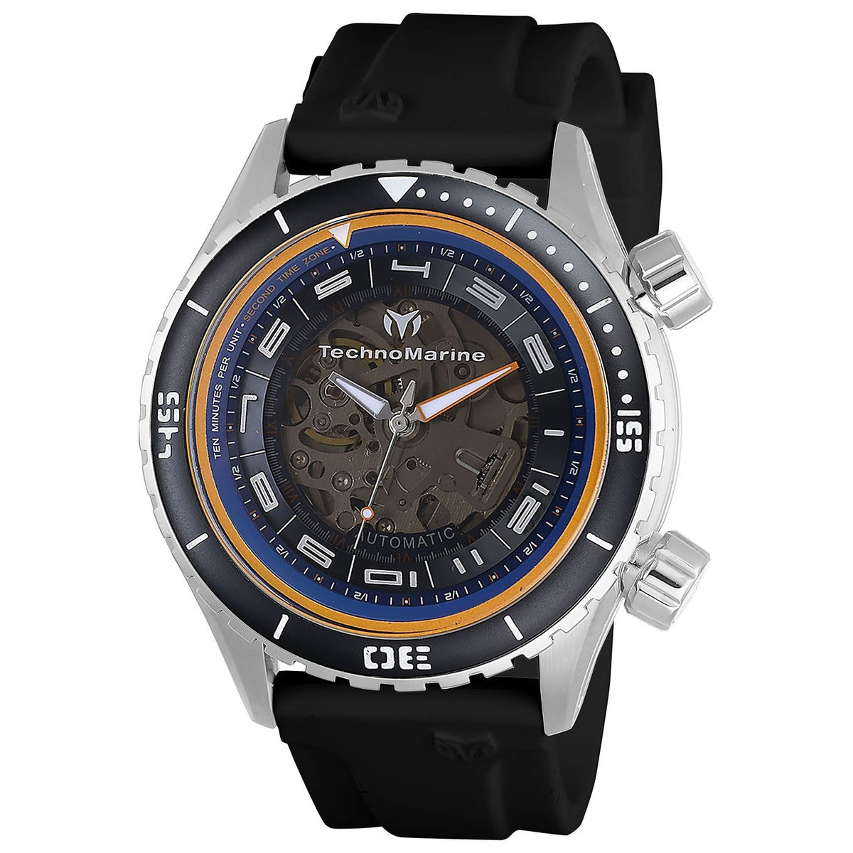 TechnoMarine Men's TM-218003 Manta Blue Leather Watch