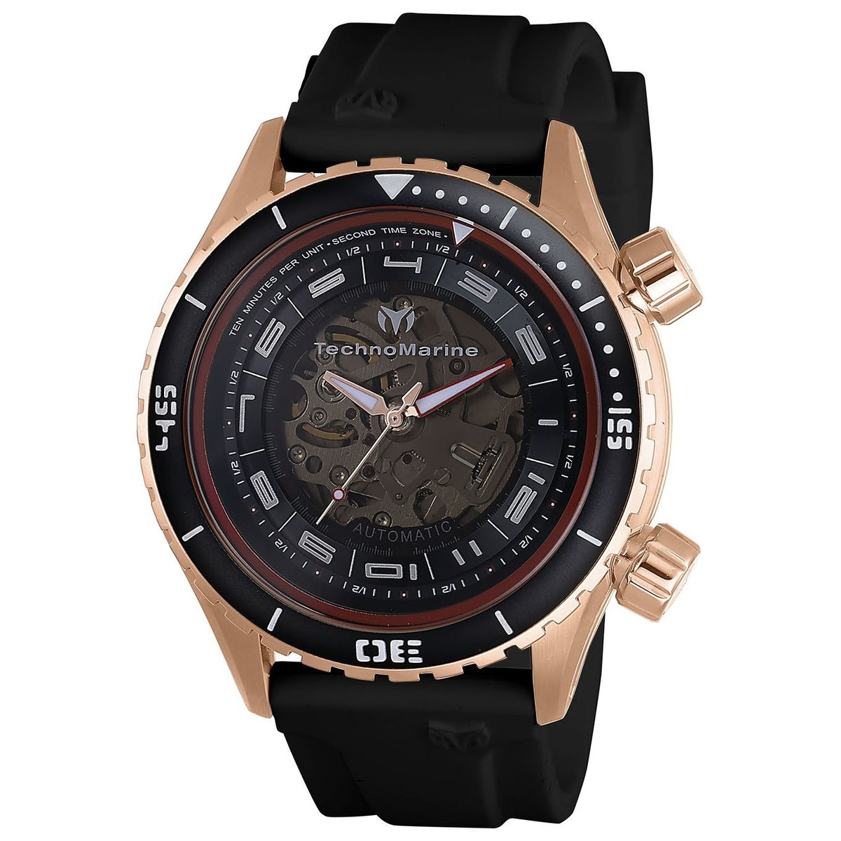 TechnoMarine Men&#39;s TM-218006 Manta Blue Leather Watch