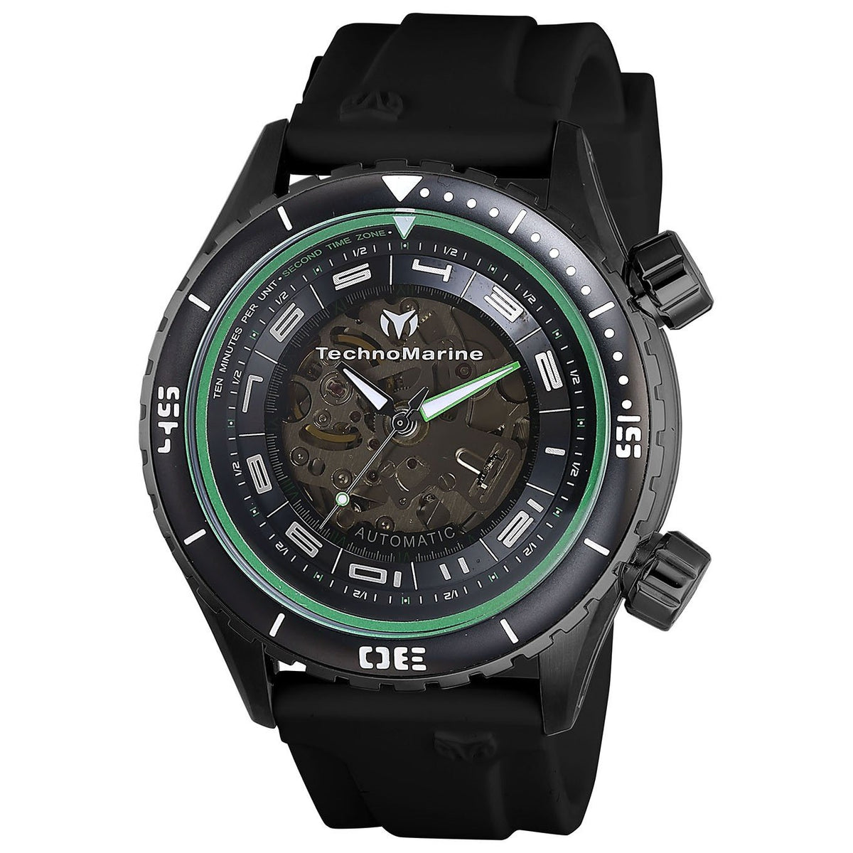 TechnoMarine Men&#39;s TM-218007 Manta Blue Leather Watch