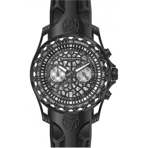 TechnoMarine Men's TM-318004 Cruise Black Silicone Watch