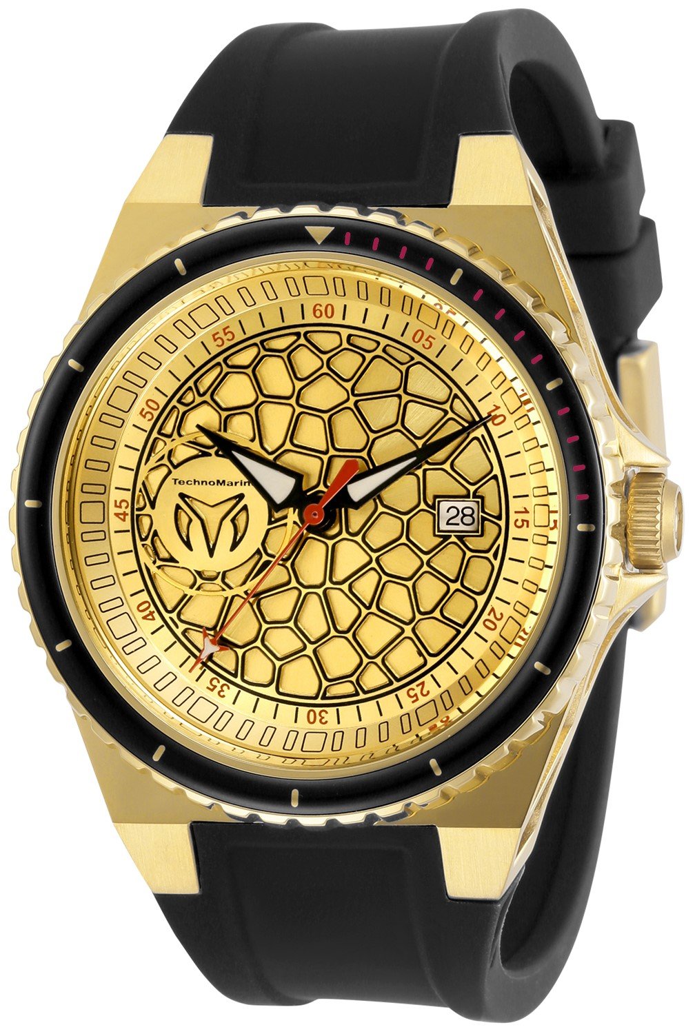TechnoMarine Men's TM-318056 Black Silicone Watch