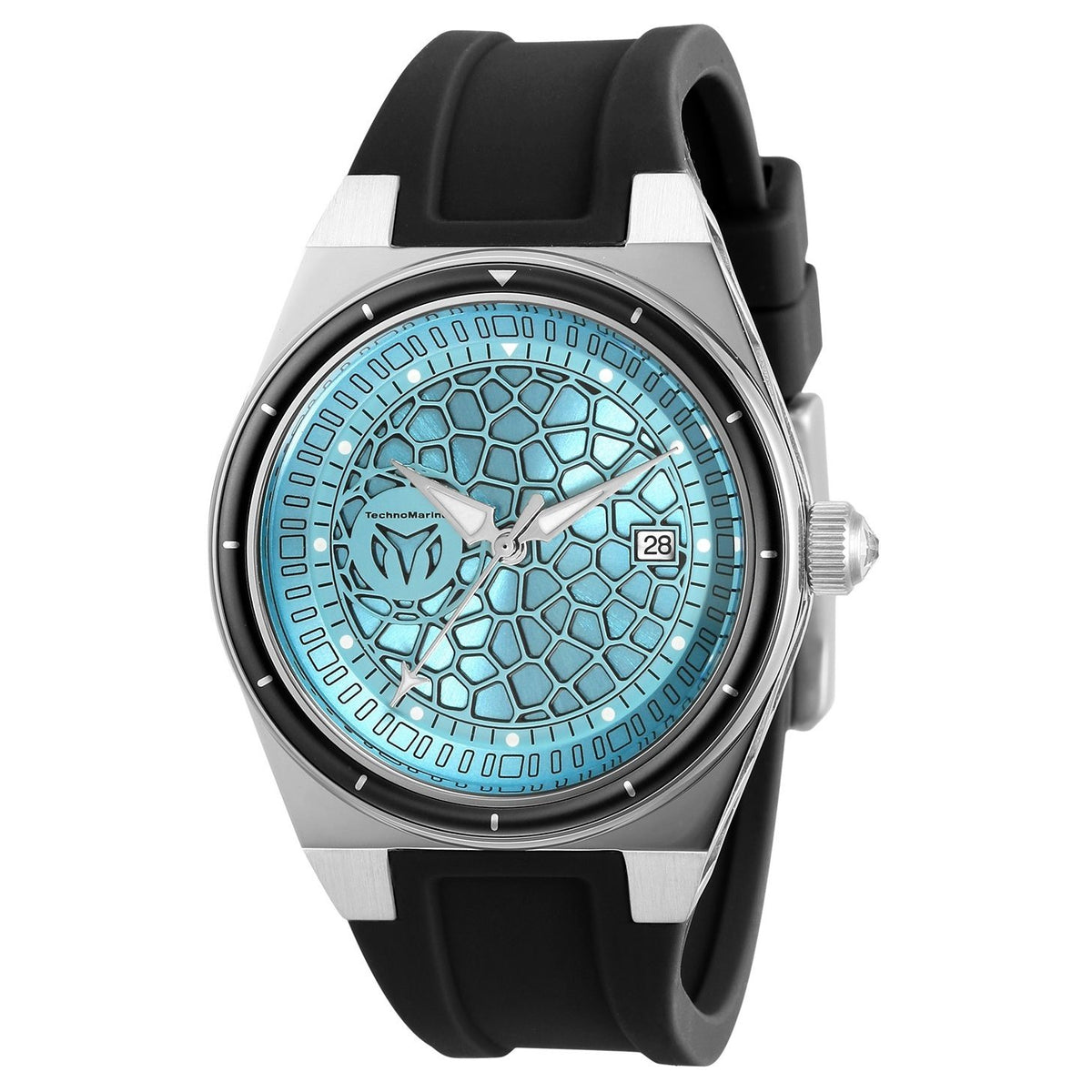TechnoMarine Men's TM-318074 Black Silicone Watch
