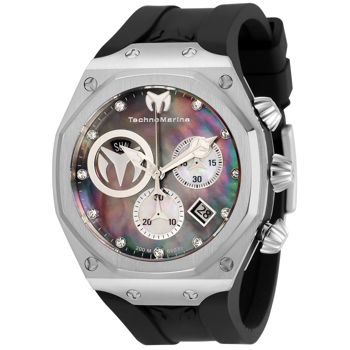 TechnoMarine Men's TM-519012 Blue Leather Watch