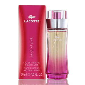 Touch Of Pink Lacoste Edt Spray 1.0 Oz For Women  